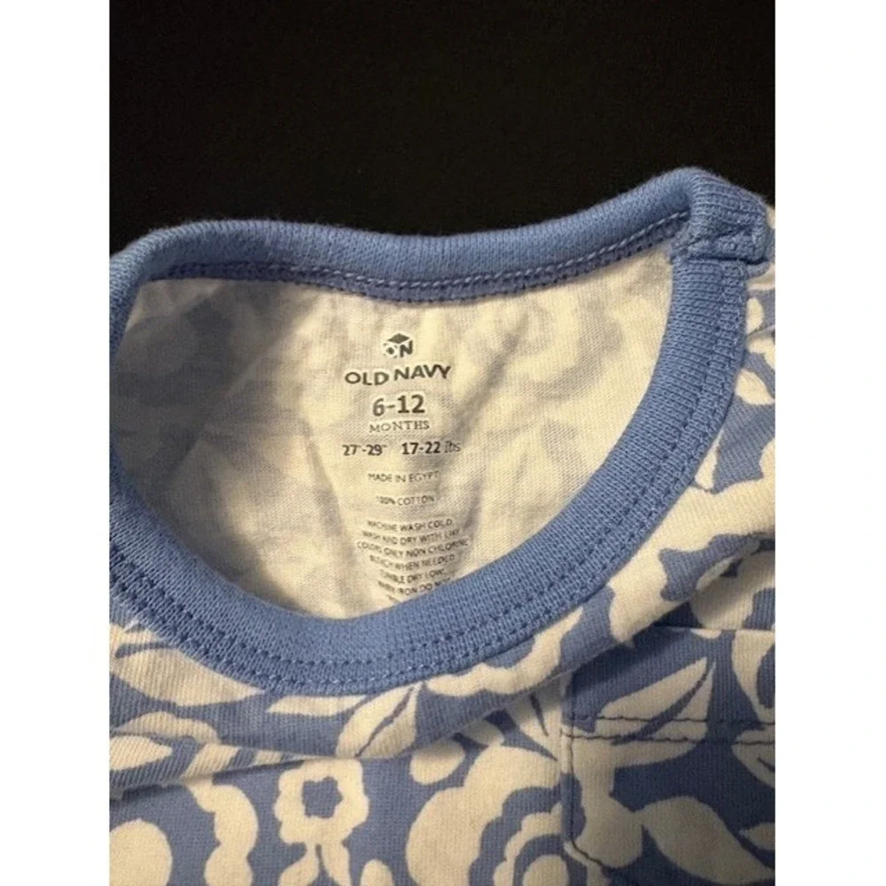 Old Navy floral tee shirt size 6-12 months